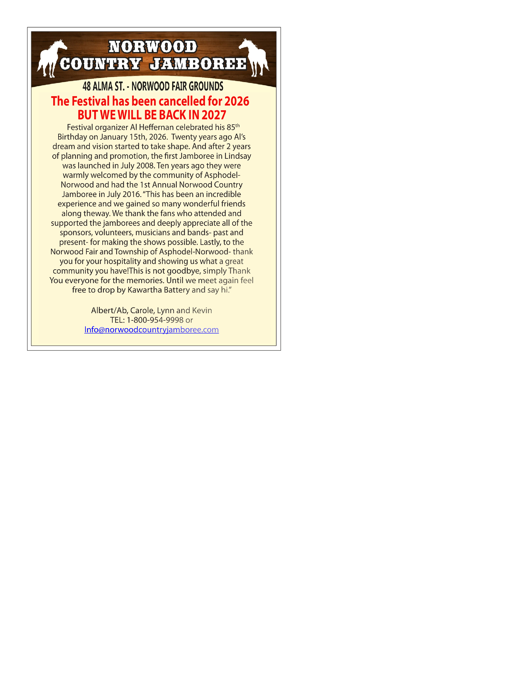 Norwood Country Music Group
